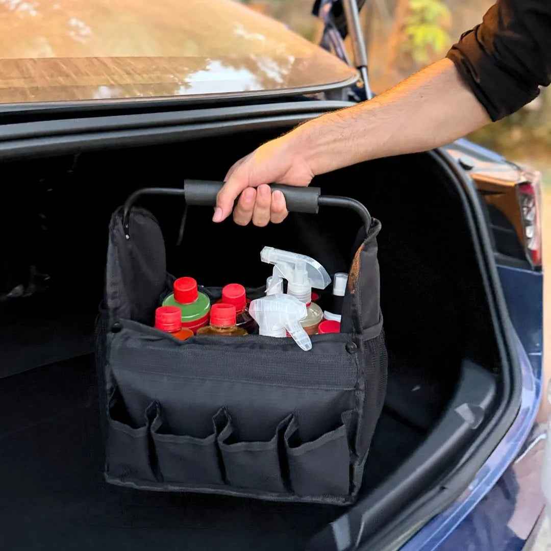 Qoolish Car Caddy - Car Cleaning and Detailing Essential