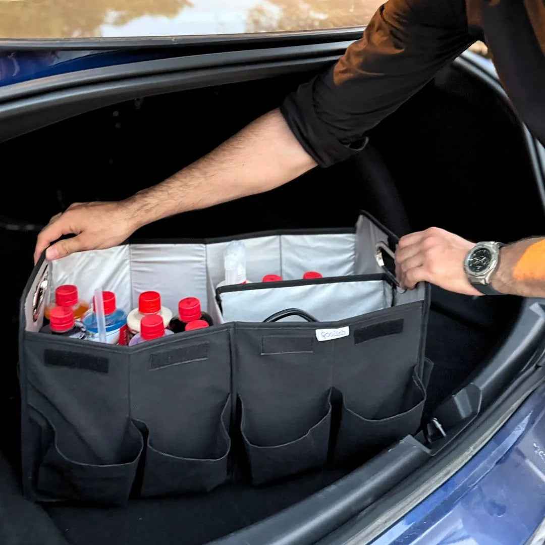 Car Trunk Organizer for Cleaning, Tools & Travel – Heavy Duty & Foldable
