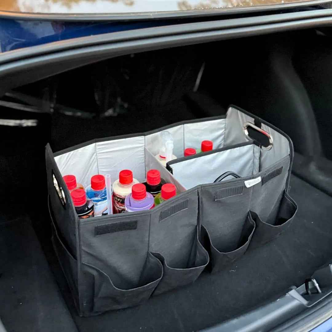 Car Trunk Organizer for Cleaning, Tools & Travel – Heavy Duty & Foldable