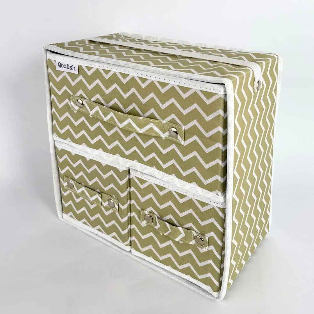 Qoolish Makeup & Jewellery Organizer Box – Black & White (Available in 3 colors)