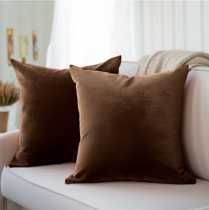 Luxury Velvet Plain Cushion Cover Luxury luck For Your Room's ICONA