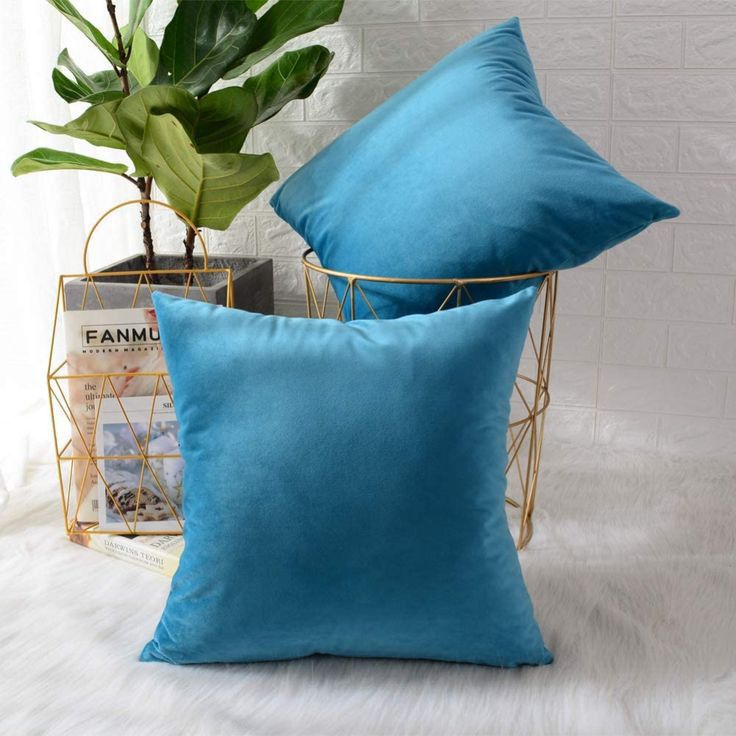 Luxury Velvet Plain Cushion Cover Luxury luck For Your Room's ICONA