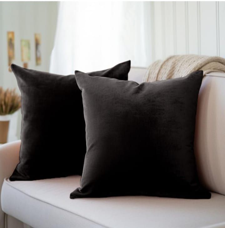 Luxury Velvet Plain Cushion Cover Luxury luck For Your Room's ICONA