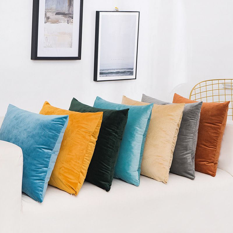 Luxury Velvet Plain Cushion Cover Luxury luck For Your Room's ICONA