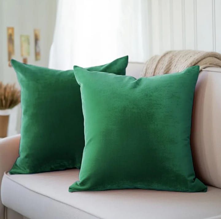 Luxury Velvet Plain Cushion Cover Luxury luck For Your Room's ICONA