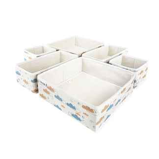 Qoolish Drawer Organizers (Pack of 6) : Tidy-Up Your Space in Style! Available in 10 Colors.