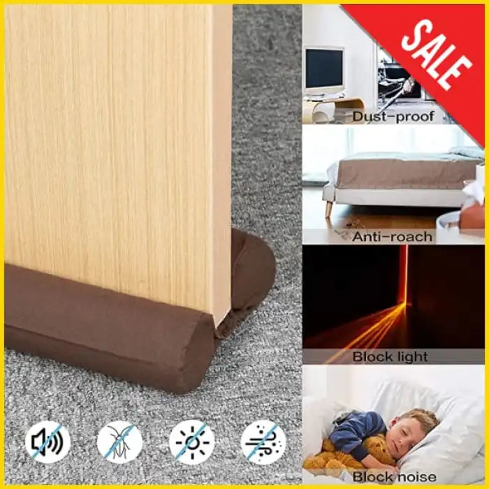 Special Door Dust Stopper Draft - Insect - Air Stopper - Under Bottom Seal Protector - Twin Guard For Door and Window iCONA